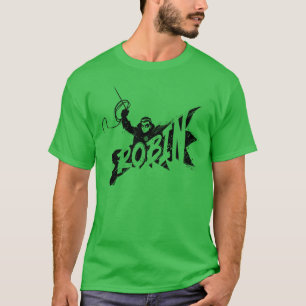 Robin Ink Brush Naam T-shirt