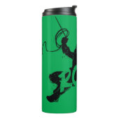 Robin Ink Brush Naam Thermosbeker (Gedraaid links)