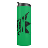 Robin Ink Brush Naam Thermosbeker (Geroteerd rechts)