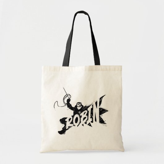 Robin Ink Brush Naam Tote Bag (Voorkant)