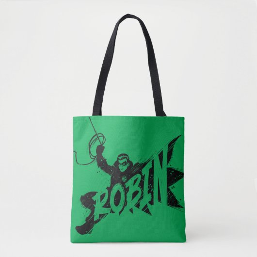 Robin Ink Brush Naam Tote Bag (Voorkant)