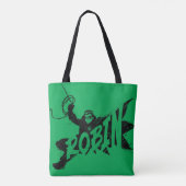 Robin Ink Brush Naam Tote Bag (Achterkant)