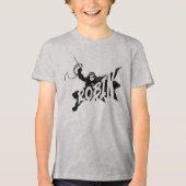 Robin Ink Brush Naam Tri-Blend Shirt (Voorkant)