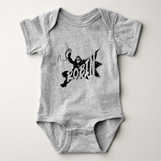 Robin Inktkwast Naam Romper (Voorkant)