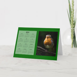 Robin Kalender 2012 Feestdagen Kaart