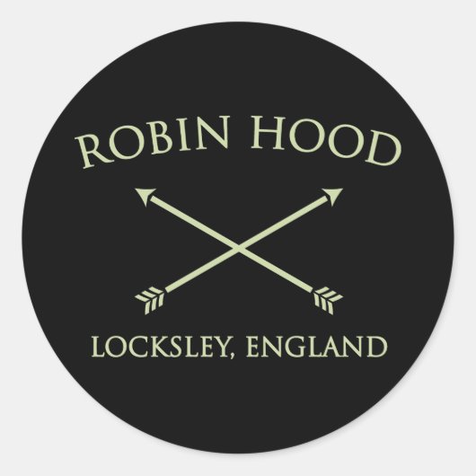 robin kap van sluipenwijk ronde sticker (Voorkant)