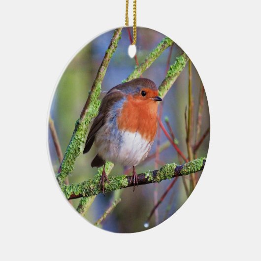 Robin Keramisch Ornament (Rechts)