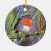 Robin Keramisch Ornament (Voorkant)