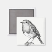 Robin kerst magneet (Voorkant / Achterkant)