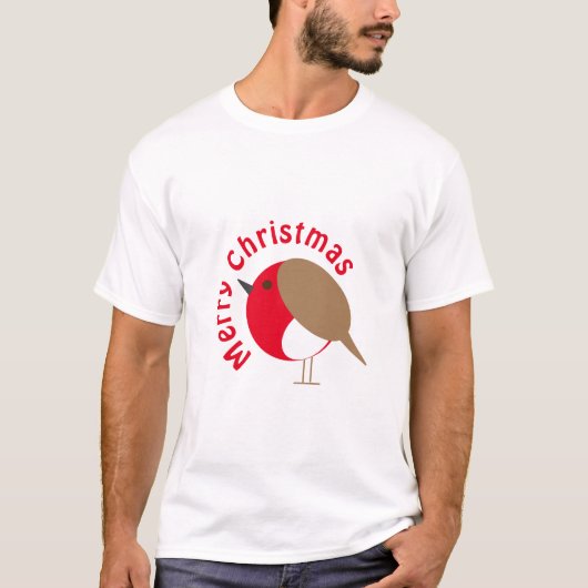 Robin Kerst T-shirt (Voorkant)