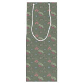 Robin kerstcadeau tas wijn cadeautas (Achterkant)