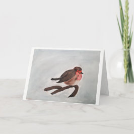 Robin kerstkaart feestdagen kaart