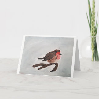 Robin kerstkaart feestdagen kaart