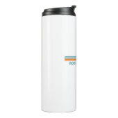 Robin Lake Beach Georgia Sun Palm Trees Thermosbeker (Gedraaid links)