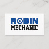 Robin Mechanic Visitekaartje (Voorkant)