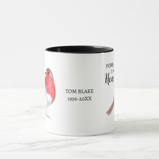 Robin Memorial Mug | “Each Time I See a Robin  Mok (Midden)