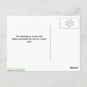 Robin met Chicks Briefkaart (Achterkant)