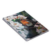 Robin met kersenbloesem notitieboek (Rechterzijde)