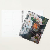 Robin met kersenbloesem planner (Display)