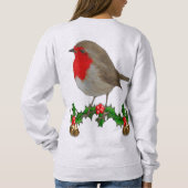 Robin met kerstjumper-stijldesign trui (Achterkant)