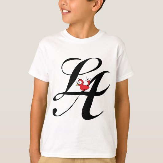 Robin met L.A. T-shirt (Voorkant)