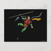 Robin met Personeel Briefkaart (Voorkant)