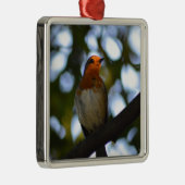 Robin Metalen Ornament (Rechts)