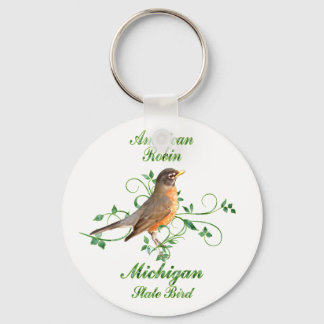 Robin Michigan State Bird Sleutelhanger
