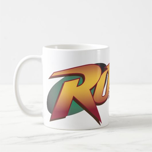 Robin Name Logo Koffiemok (Links)