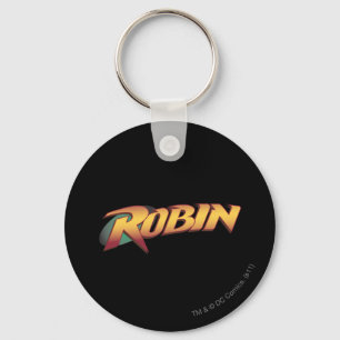 Robin Name Logo Sleutelhanger