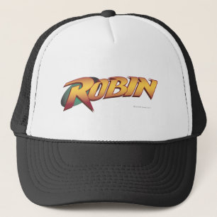 Robin Name Logo Trucker Pet