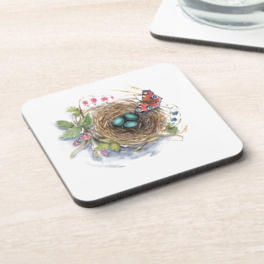 Robin Nest Bier Onderzetter (Linkerzijde)