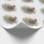 Robin Nest Cadeaupapier (Hoek)