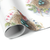 Robin Nest Cadeaupapier (Rol Hoek)