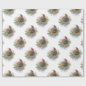 Robin Nest Cadeaupapier (Vlak)