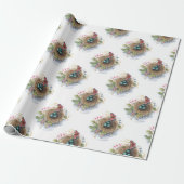 Robin Nest Cadeaupapier (Uitgerold)