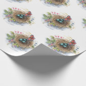 Robin Nest Cadeaupapier (Hoek)