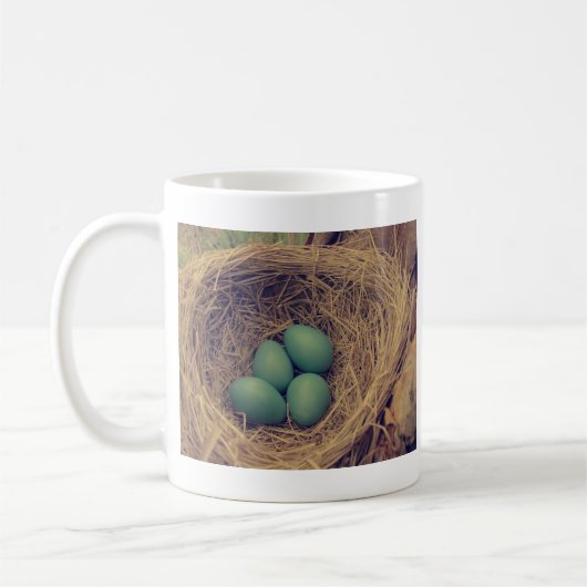 Robin Nest en Eggs Koffiemok (Links)