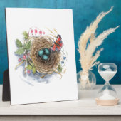 Robin Nest Fotoplaat (Zijkant)