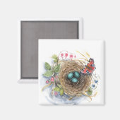 Robin Nest Magneet (Voorkant / Achterkant)