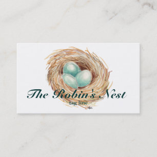 Robin Nest met Eieren Custom Visitekaartjes