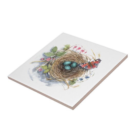 Robin Nest Tegeltje (Zijkant)