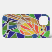 Robin on Glas in lood Case-Mate iPhone Case (Achterkant (horizontaal))