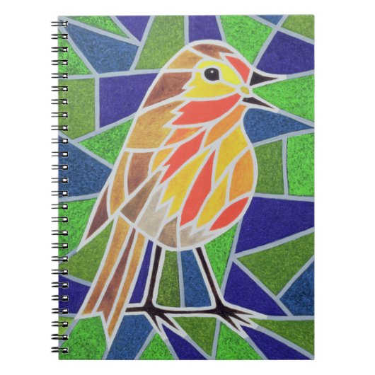 Robin on Glas in lood Notitieboek (Voorkant)