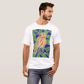 Robin on Glas in lood T-shirt (Voorkant volledig)