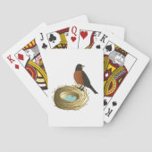Robin on Nest Pokerkaarten (Achterkant)
