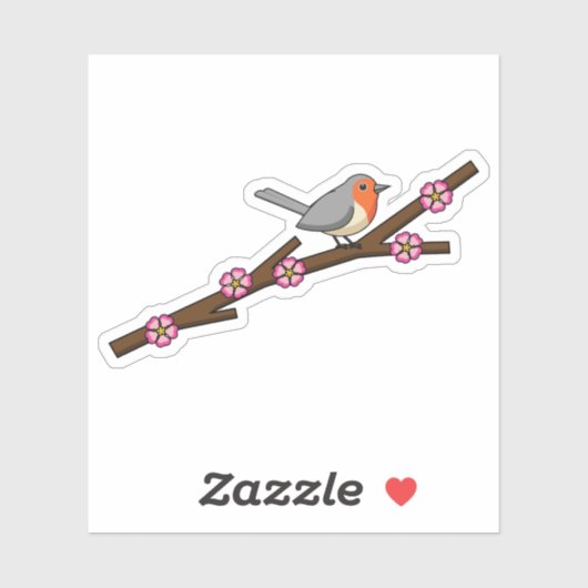 Robin on Sakura Sticker (Vel)