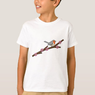 Robin on Sakura T-shirt