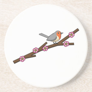 Robin on Sakura Zandsteen Onderzetter