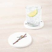 Robin on Sakura Zandsteen Onderzetter (Zijkant)